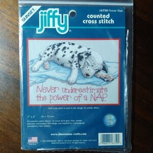 Jiffy Counted Cross Stitch Kit